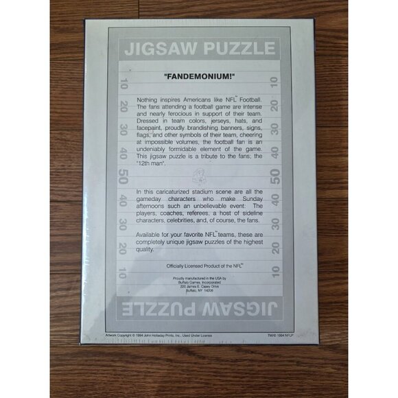 Seattle Seahawks Jigsaw Puzzle "Fandemonium" 21.25”x15" Official NFL‎ 513 Pieces - Picture 10 of 10